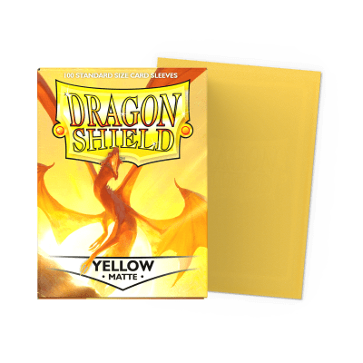 Sleeves Dragon Shield Standard Matte Yellow