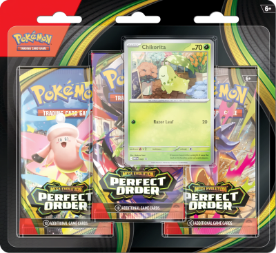 Blister 3 Pokemon TCG: Mega Evolution - Perfect Order