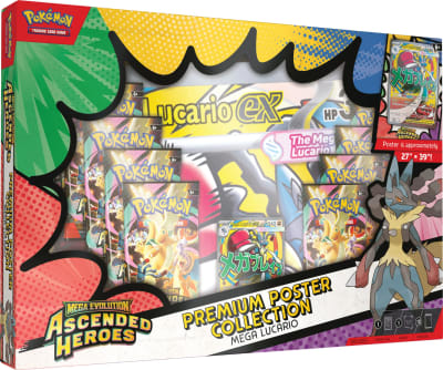 Premium Poster Collection TCG: Mega Evolution - Ascended Heroes Lucario