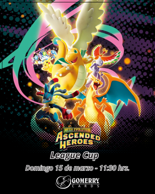 Inscripción Pokémon TCG League Cup 15 de Marzo
