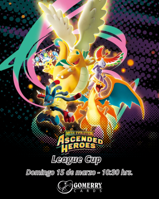 Inscripción Pokémon TCG League Cup 15 de Marzo