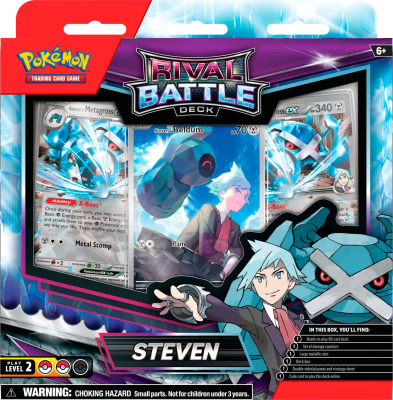 [PREVENTA] Deck Pokemon TCG: Steven Rival Battle Deck
