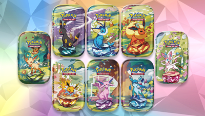 Mini Tin Pokemon TCG: Escarlata y Púrpura - Evoluciones Prismáticas