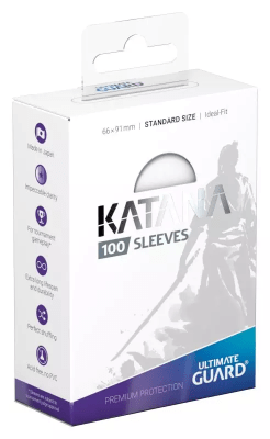 Sleeves Katana Standard White