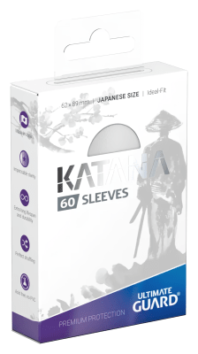 Sleeves Katana Japanese White