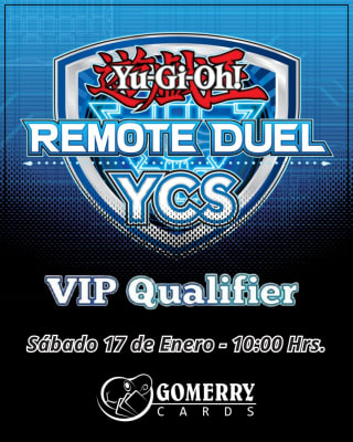 Inscripcion Yu-Gi-Oh! Remote Duel YCS Vip 17/01 (LEER DESCRIPCION)