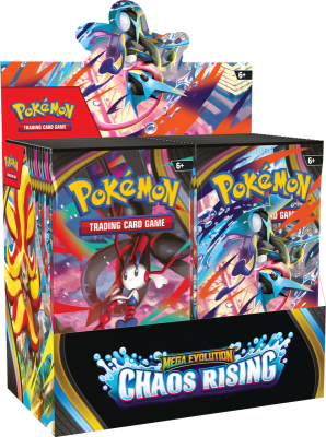 [PREVENTA] Booster Box Pokemon TCG: Mega Evolution - Chaos Rising Inglés