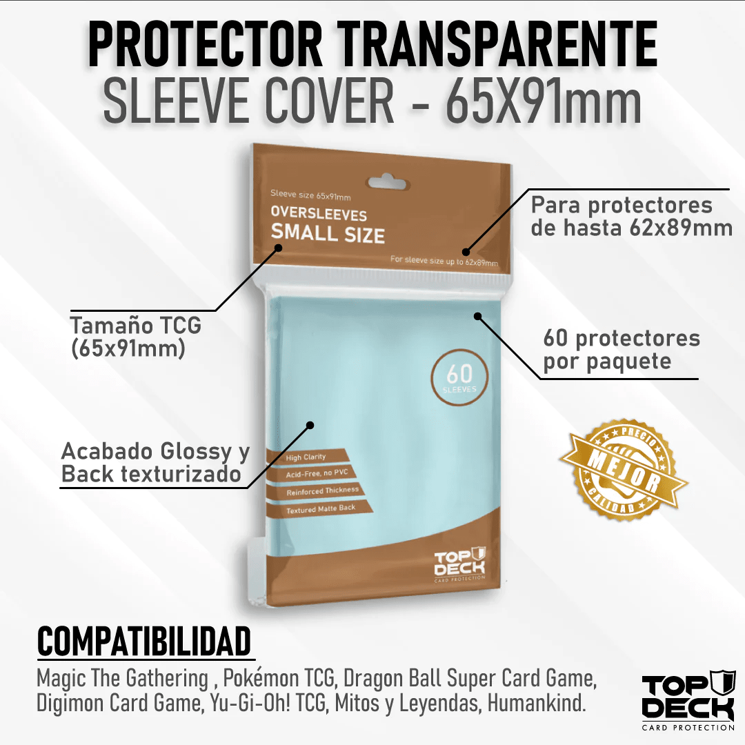 Protectores Top Deck Small: Oversleeve 1