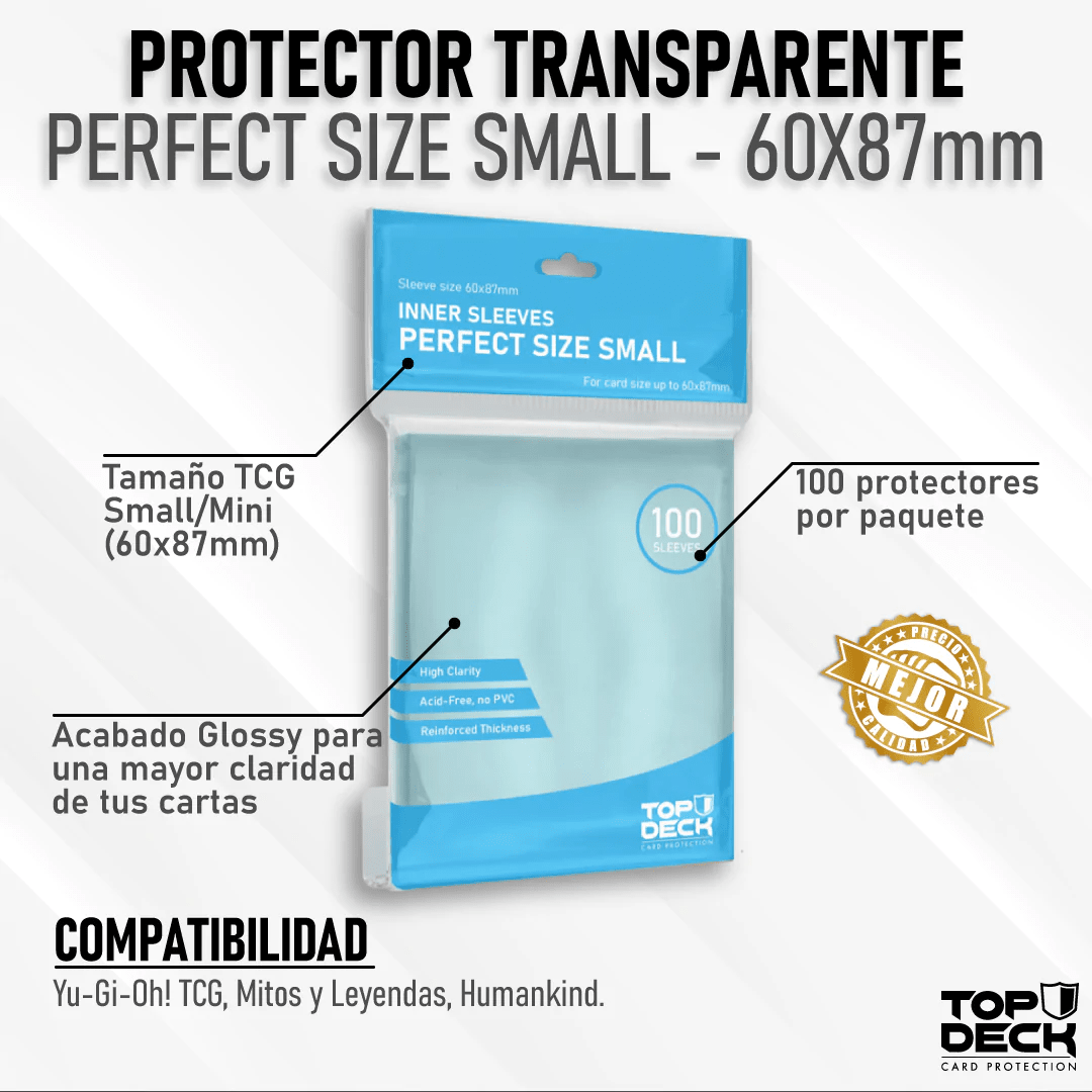 Protectores Top Deck Small: Perfect Size 1