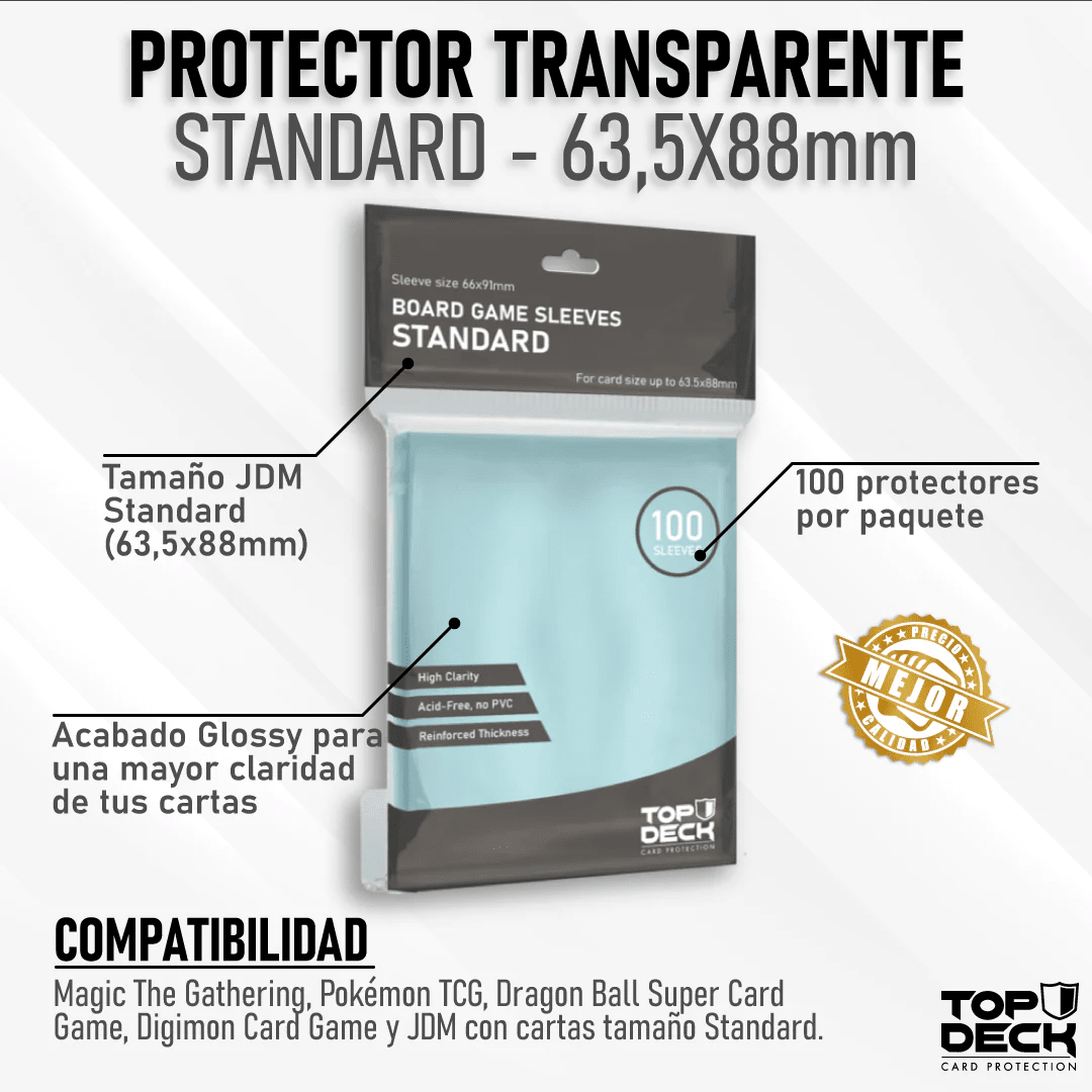 Protectores Top Deck: Board Game 66x91mm 1