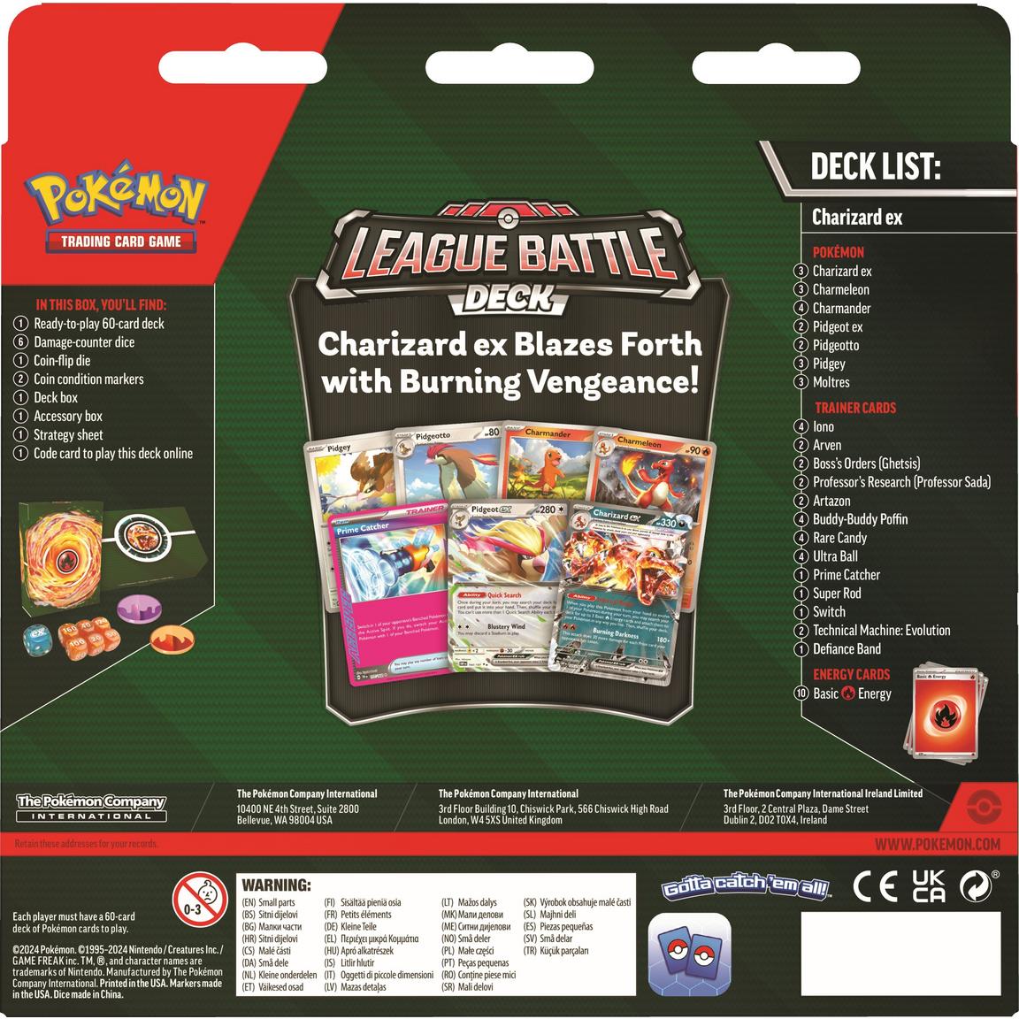 Deck Pokemon TCG: Charizard ex League Battle Deck2