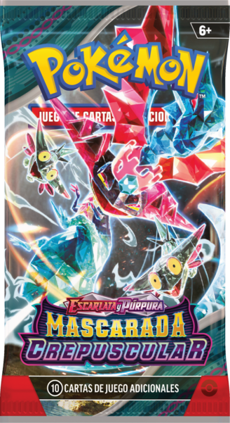 Booster Pokemon TCG: Escarlata y Púrpura - Mascarada Crepuscular1