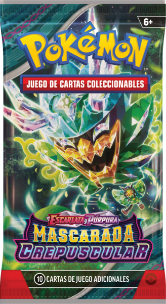 Booster Pokemon TCG: Escarlata y Púrpura - Mascarada Crepuscular3