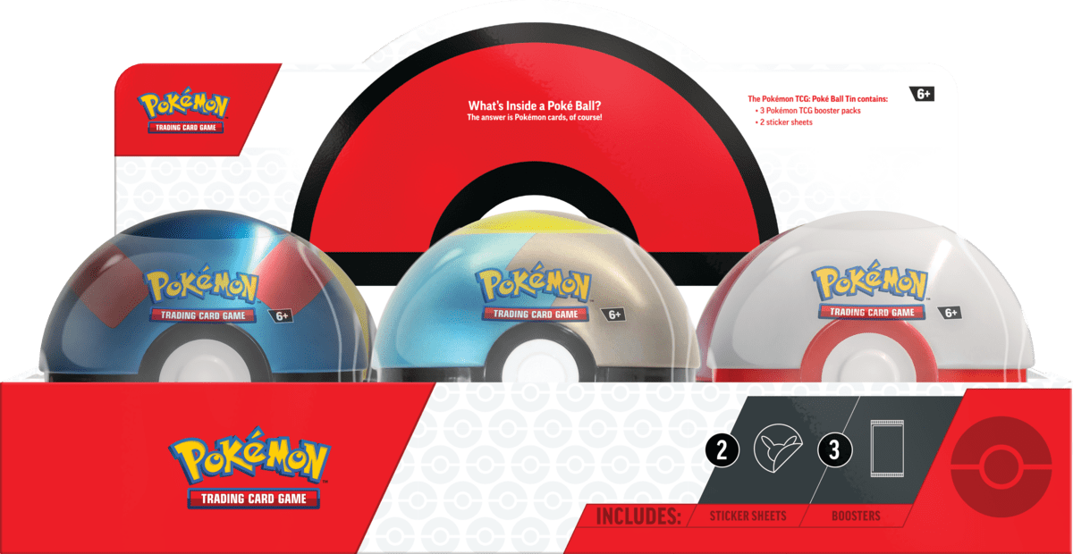 Poke Ball Tin Pokemon TCG Q4 20241
