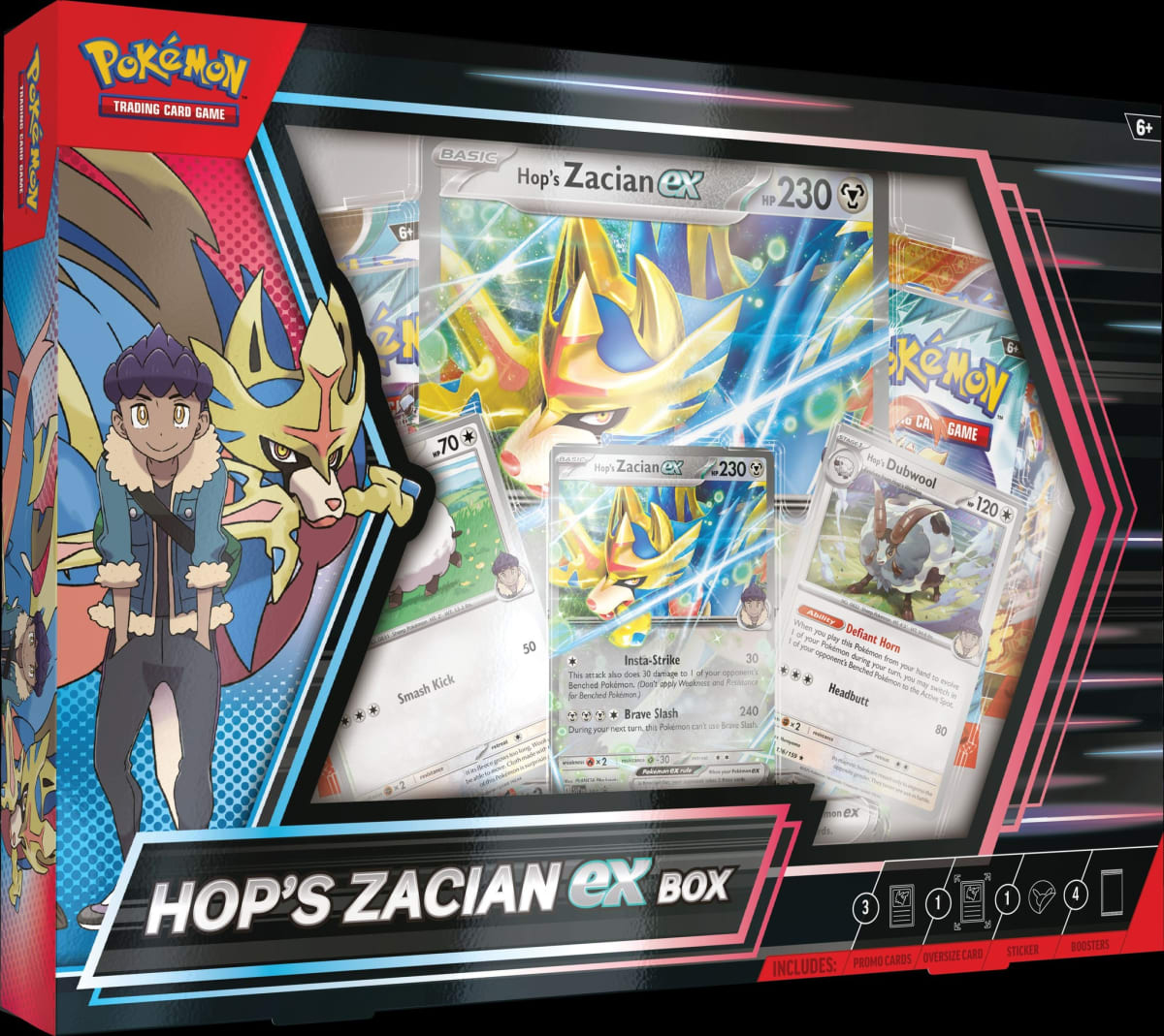 Pokémon TCG: Caja de Hop y Zacian ex1