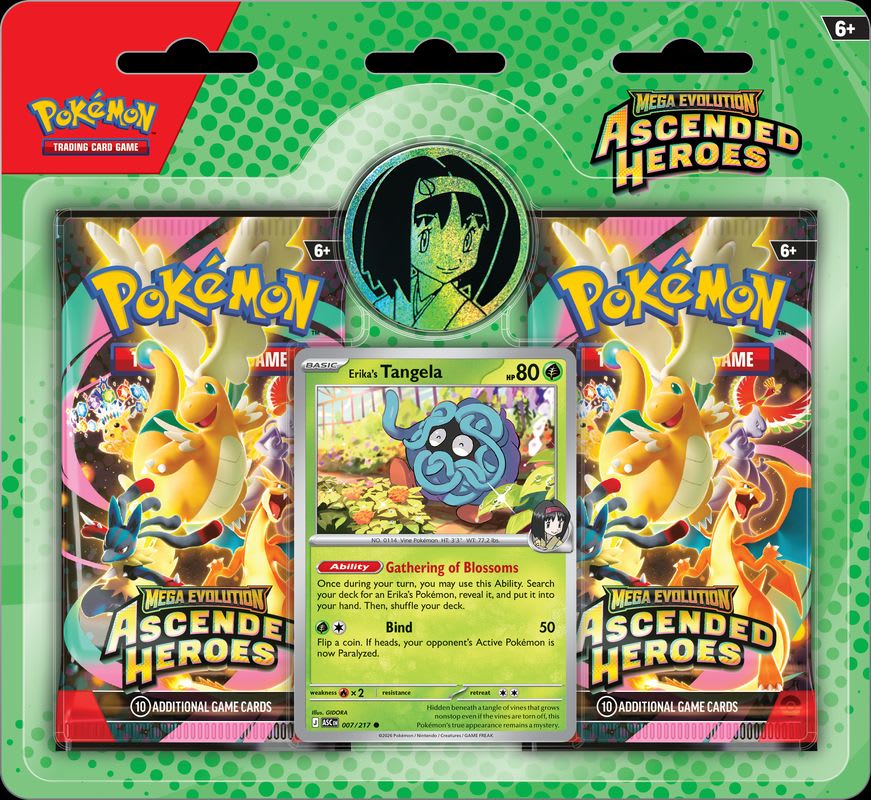 [PREVENTA] Ascended Heroes Collection Pokemon TCG: Mega Evolution - Ascended Heroes Erika1