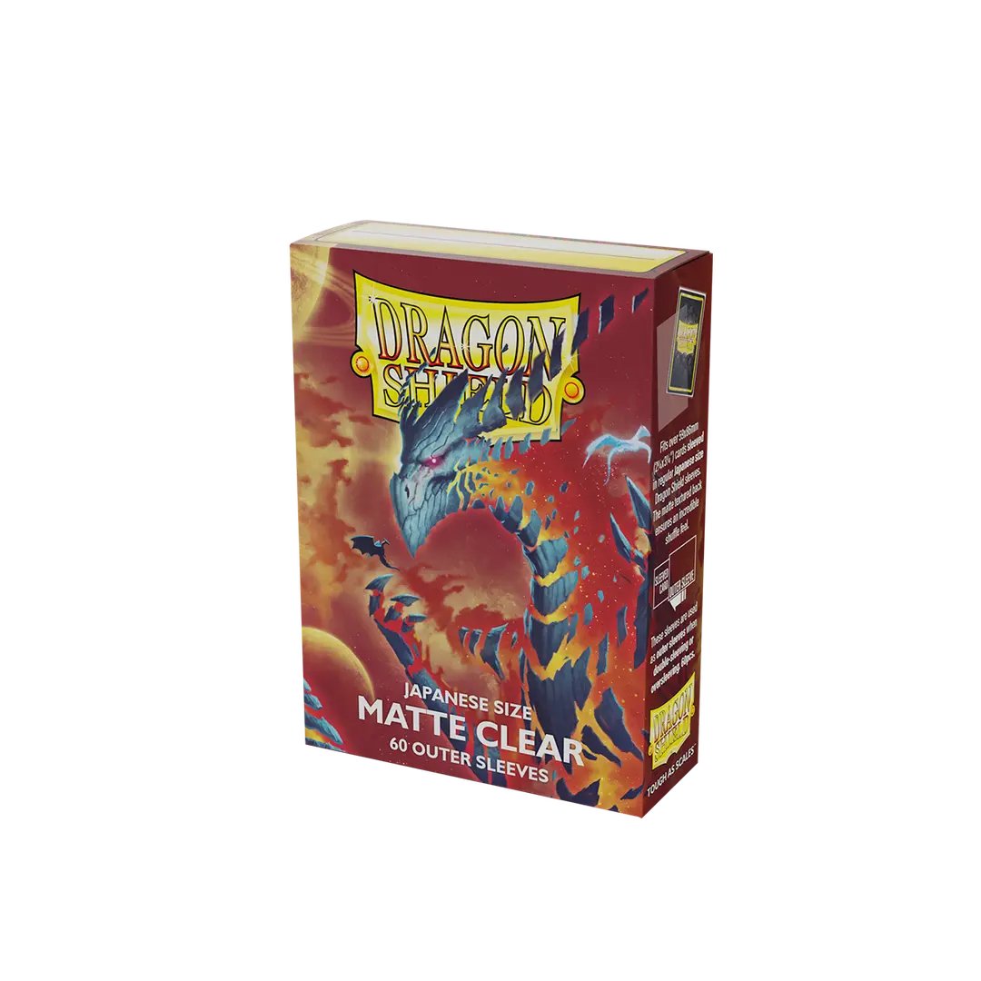 Sleeves Dragon Shield Japanese Matte Outer Sleeves Clear1