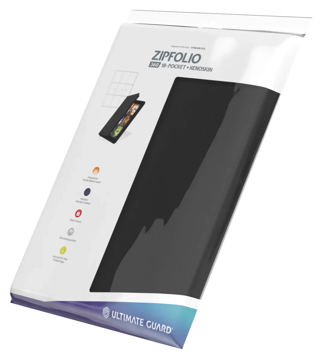 Zipfolio 360 18-Pocket Xenoskin - Black1