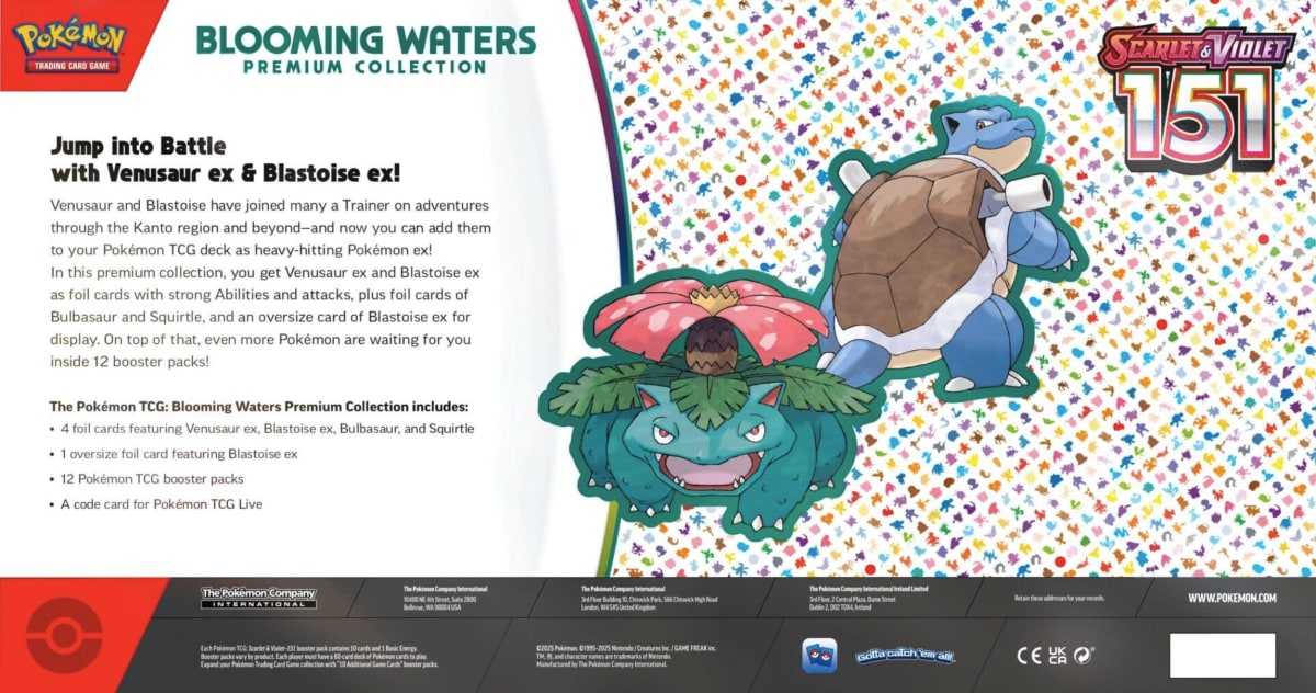 Premium Collection Pokemon TCG: Blooming Waters2