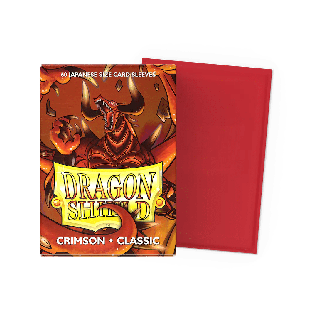 Sleeves Dragon Shield Japanese Classic Crimson 1