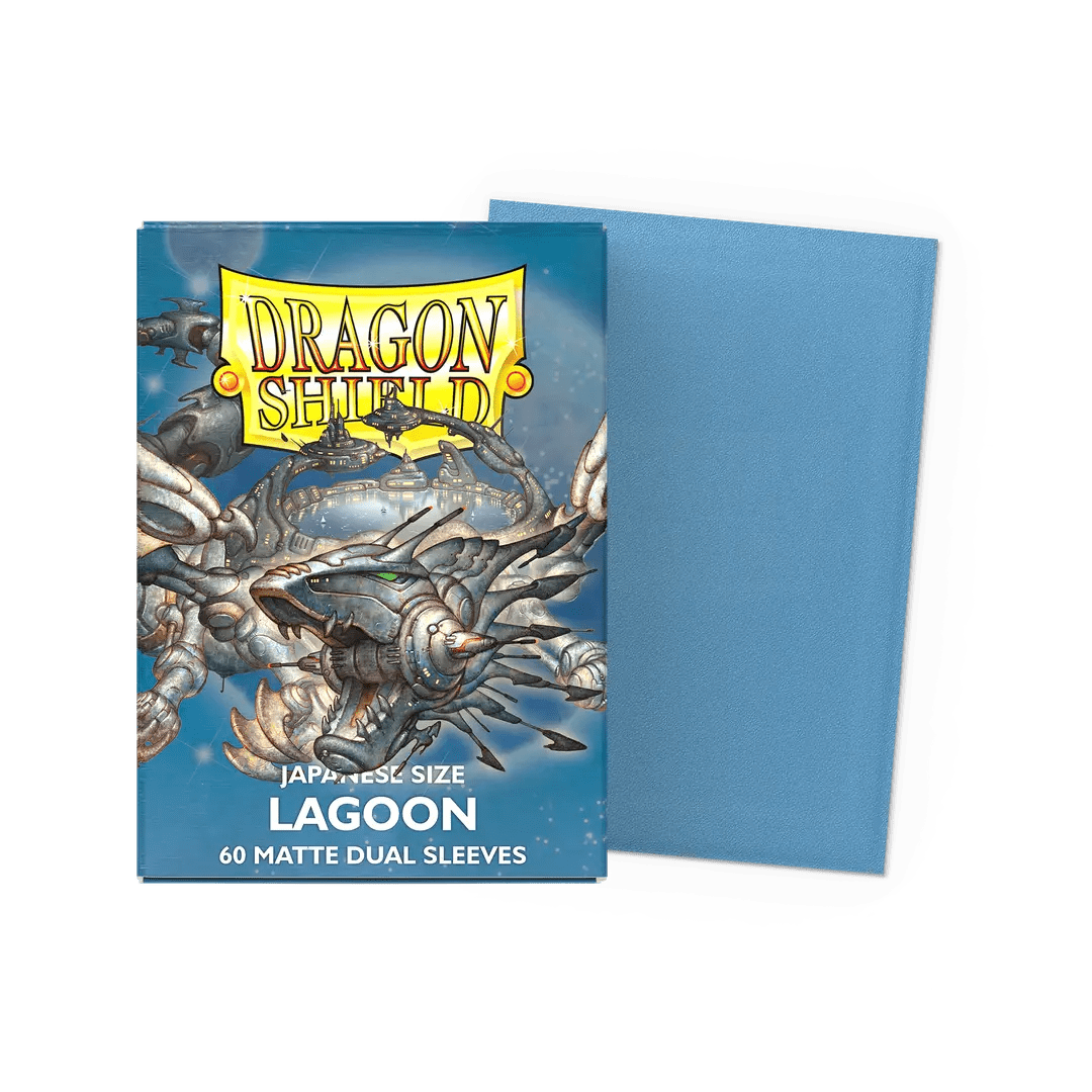 Sleeves Dragon Shield Japanese DUAL Matte Lagoon1