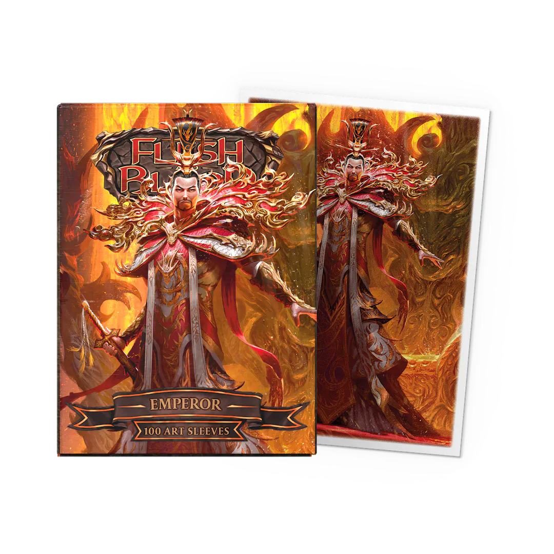 Sleeves Dragon Shield Standard Matte 'Flesh & Blood Emperor of Volcor' Art, Limited Edition 1