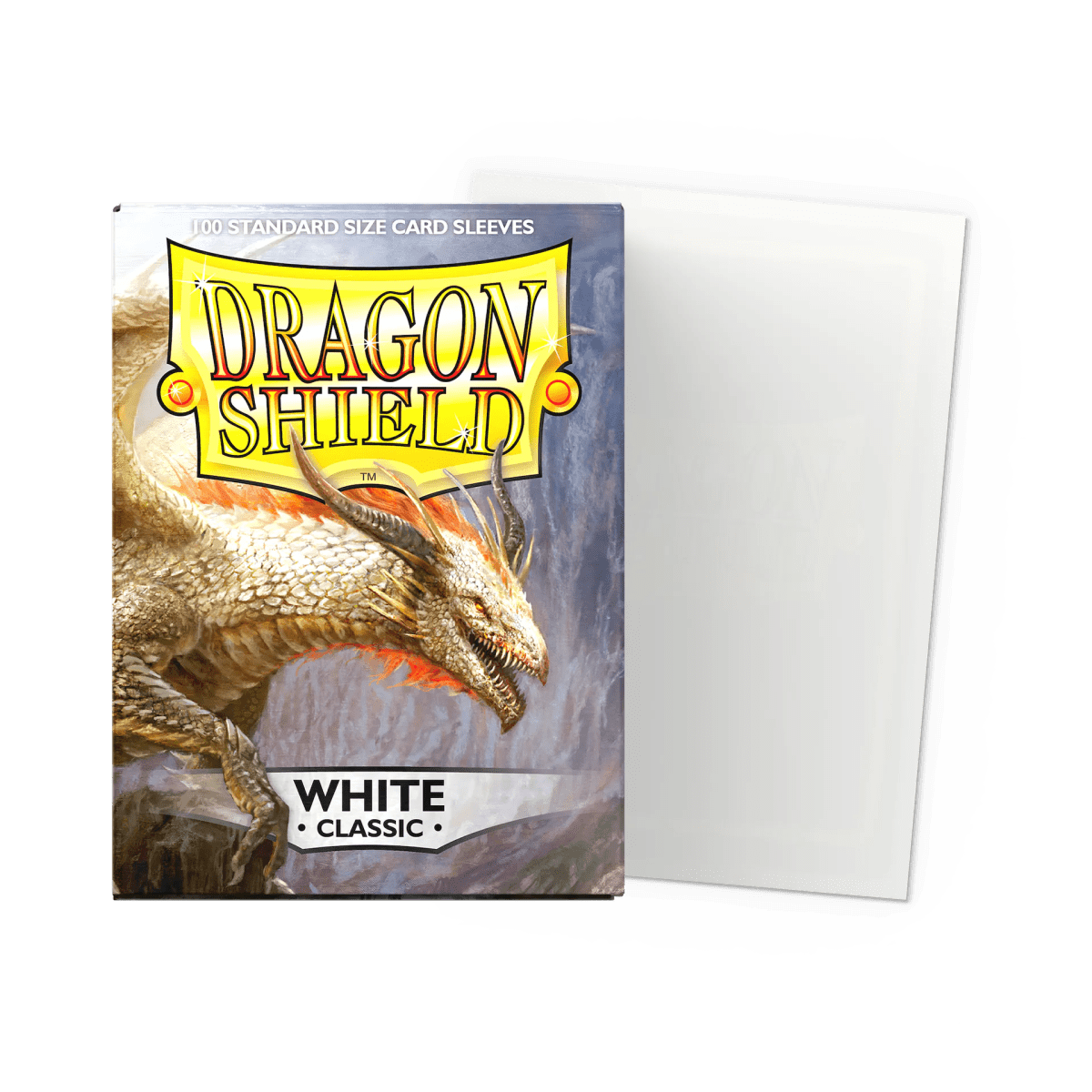Sleeves Dragon Shield Standard Classic White 1