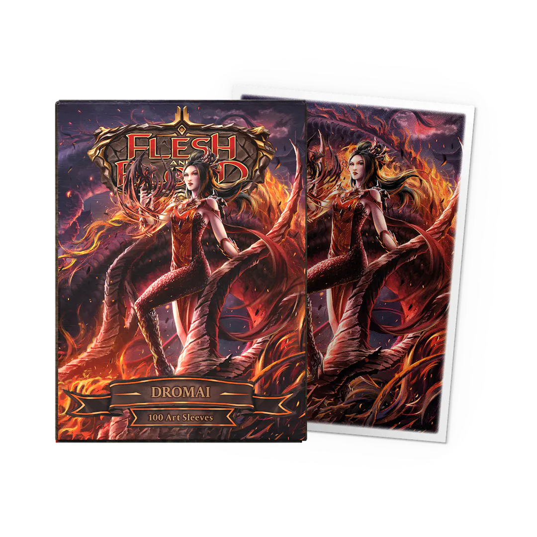 Sleeves Dragon Shield Standard Matte 'Flesh & Blood Uprising Dromai' Art, Limited Edition 1