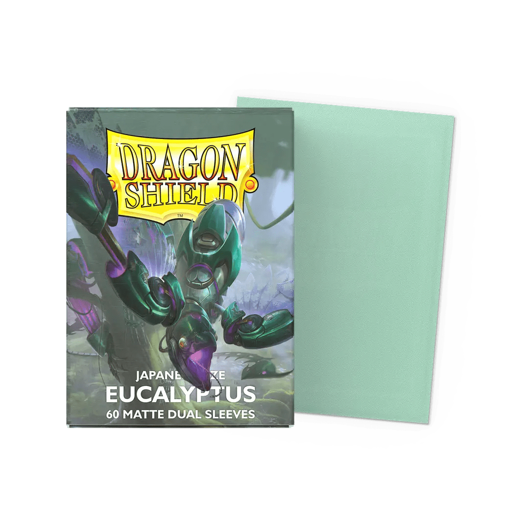 Sleeves Dragon Shield Japanese DUAL Matte Eucalyptus1