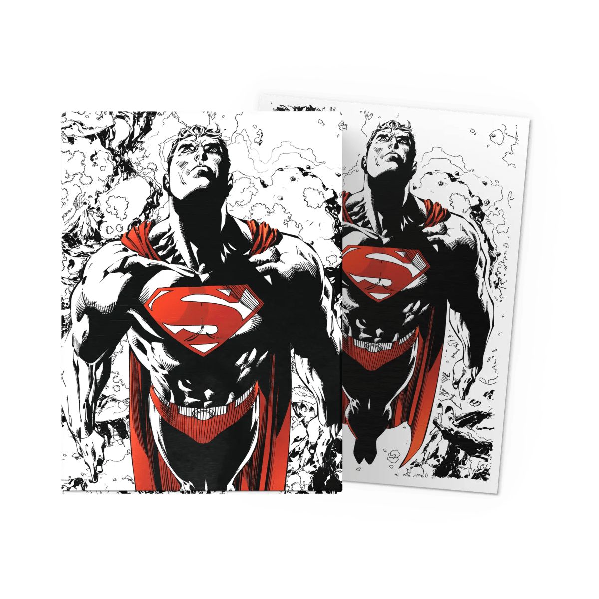Sleeves Dragon Shield Standard DUAL Matte 'Superman Core' Red/White1