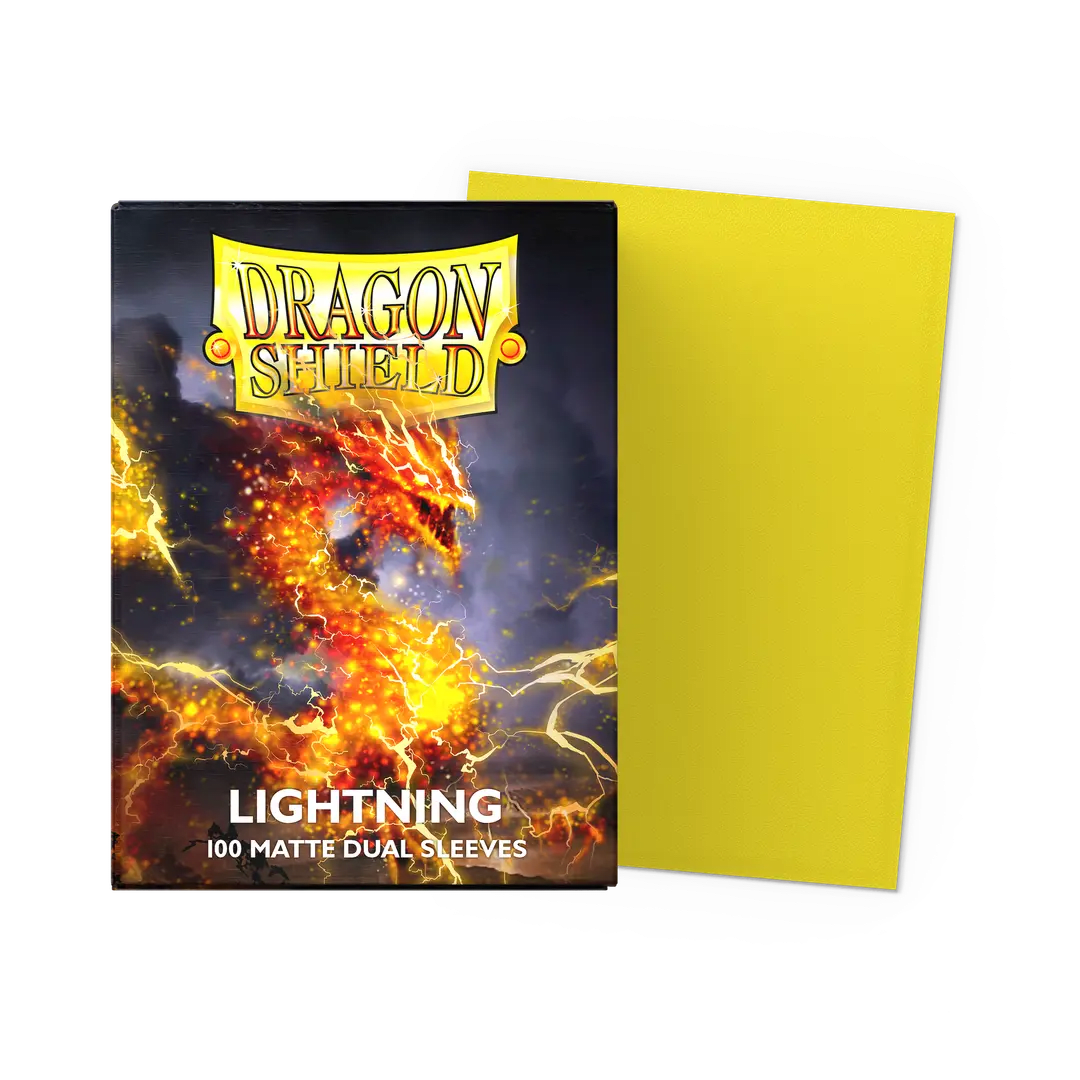 Sleeves Dragon Shield Standard DUAL Matte Lightning1