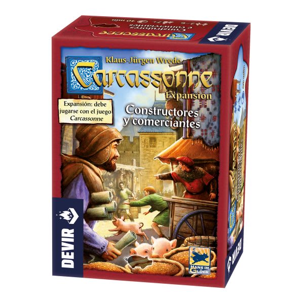 Carcassonne: Constructores y Comerciantes Expansión 1