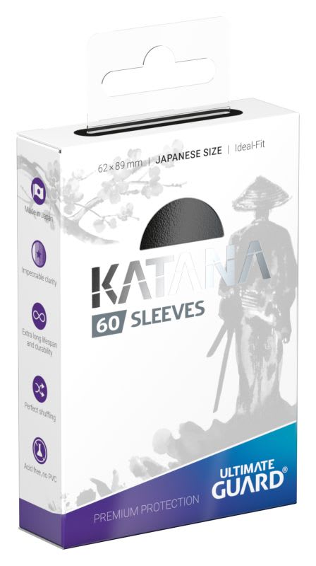 Sleeves Katana Japanese Black 1