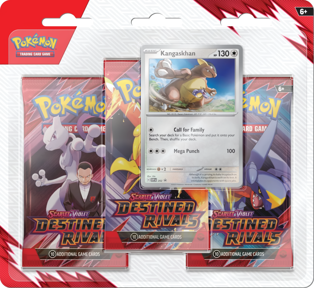 Blister 3 Pokemon TCG: Scarlet & Violet - Destined Rivals1