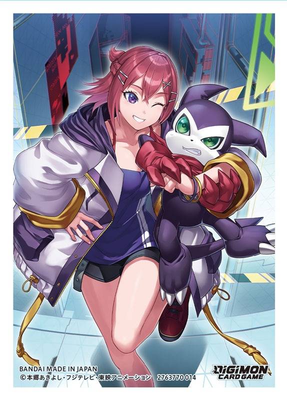 Sleeves Digimon TCG: Yuki & Impmon1