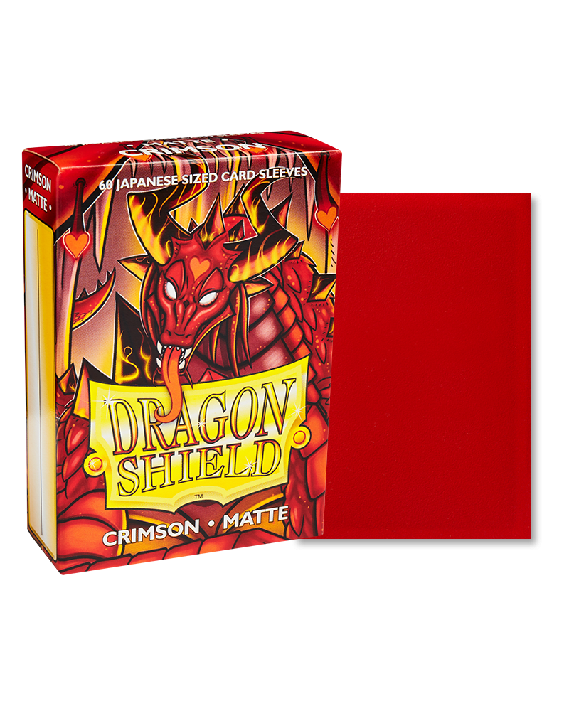 Sleeves Dragon Shield Japanese Matte Crimson 1