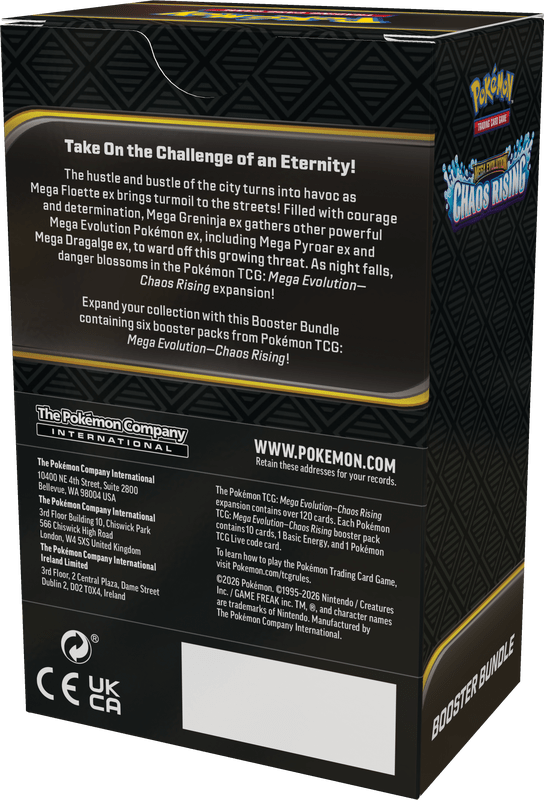 Booster Bundle Pokemon TCG: Mega Evolution - Chaos Rising3