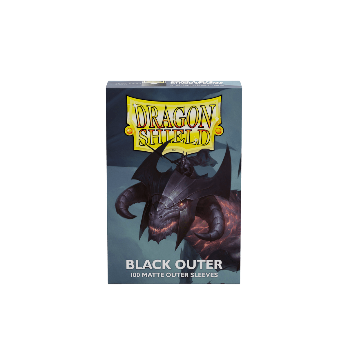 Sleeves Dragon Shield Standard Matte Outer Sleeves Black1