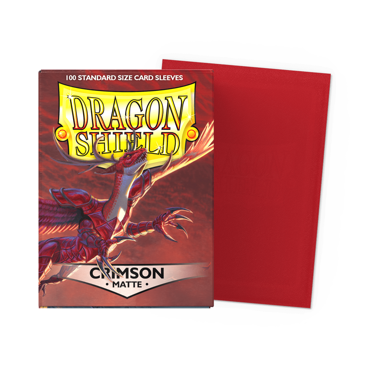 Sleeves Dragon Shield Standard Matte Crimson1