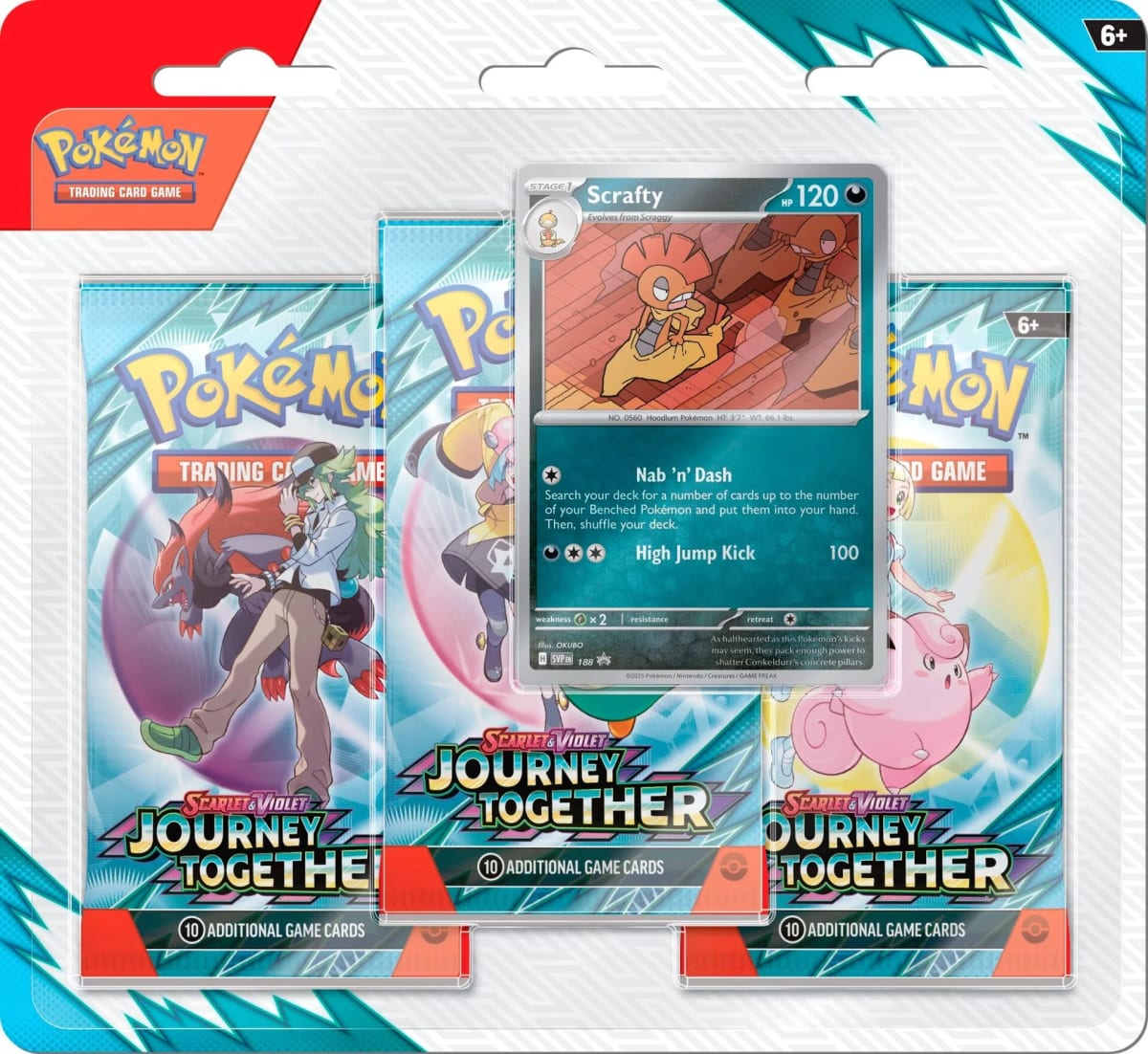 Blister 3 Pokémon TCG: Scarlet & Violet - Journey Together2