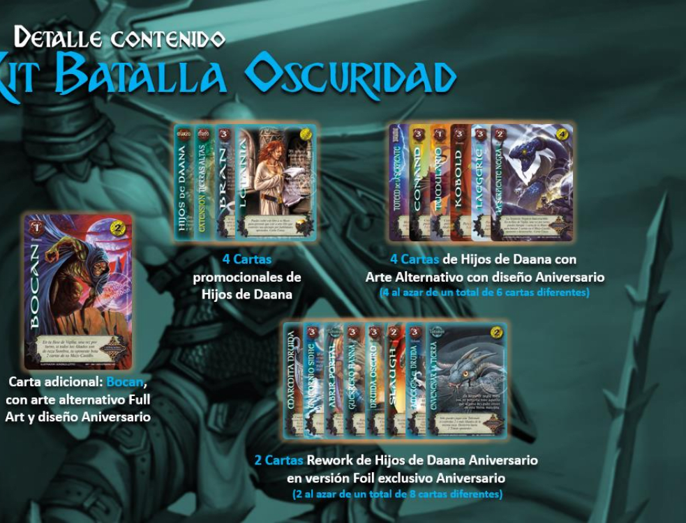 Kit De Batalla Hijos de Daana Aniversario: Oscuridad2