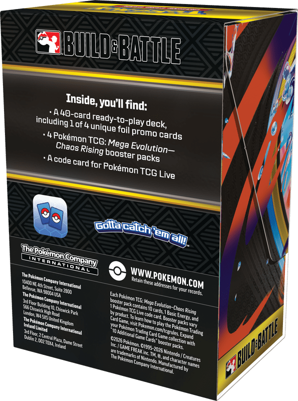 [PREVENTA] Build & Battle Box Pokemon TCG: Mega Evolution - Chaos Rising2
