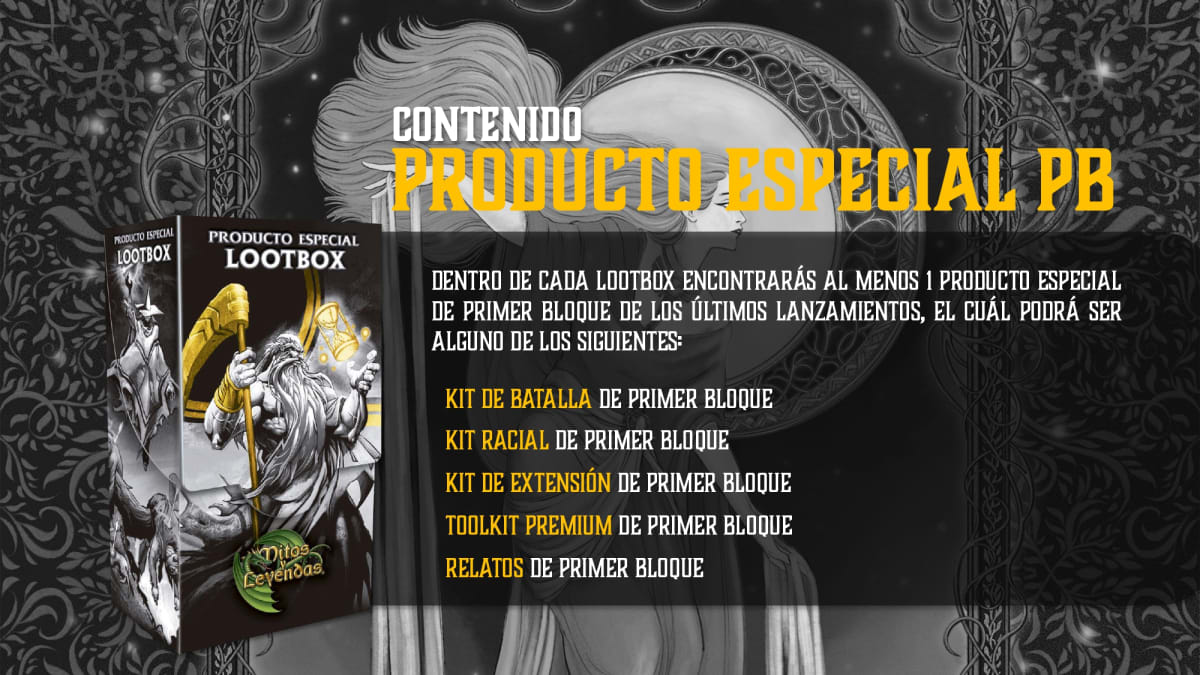 Lootbox Mitos y Leyendas Primer Bloque 20243