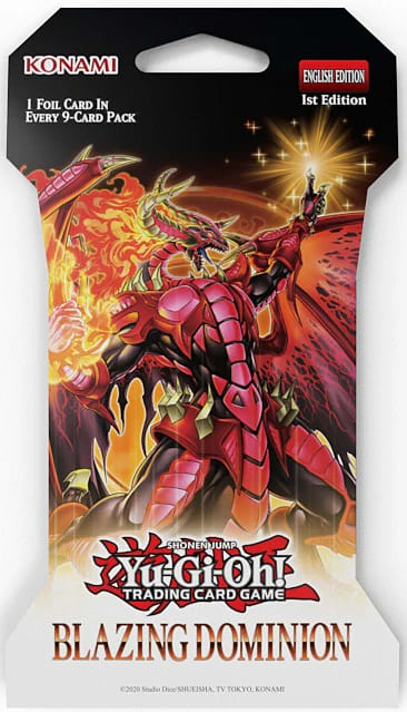 Sleeved Booster Yu-Gi-Oh!: Blazing Dominion - BLZD1