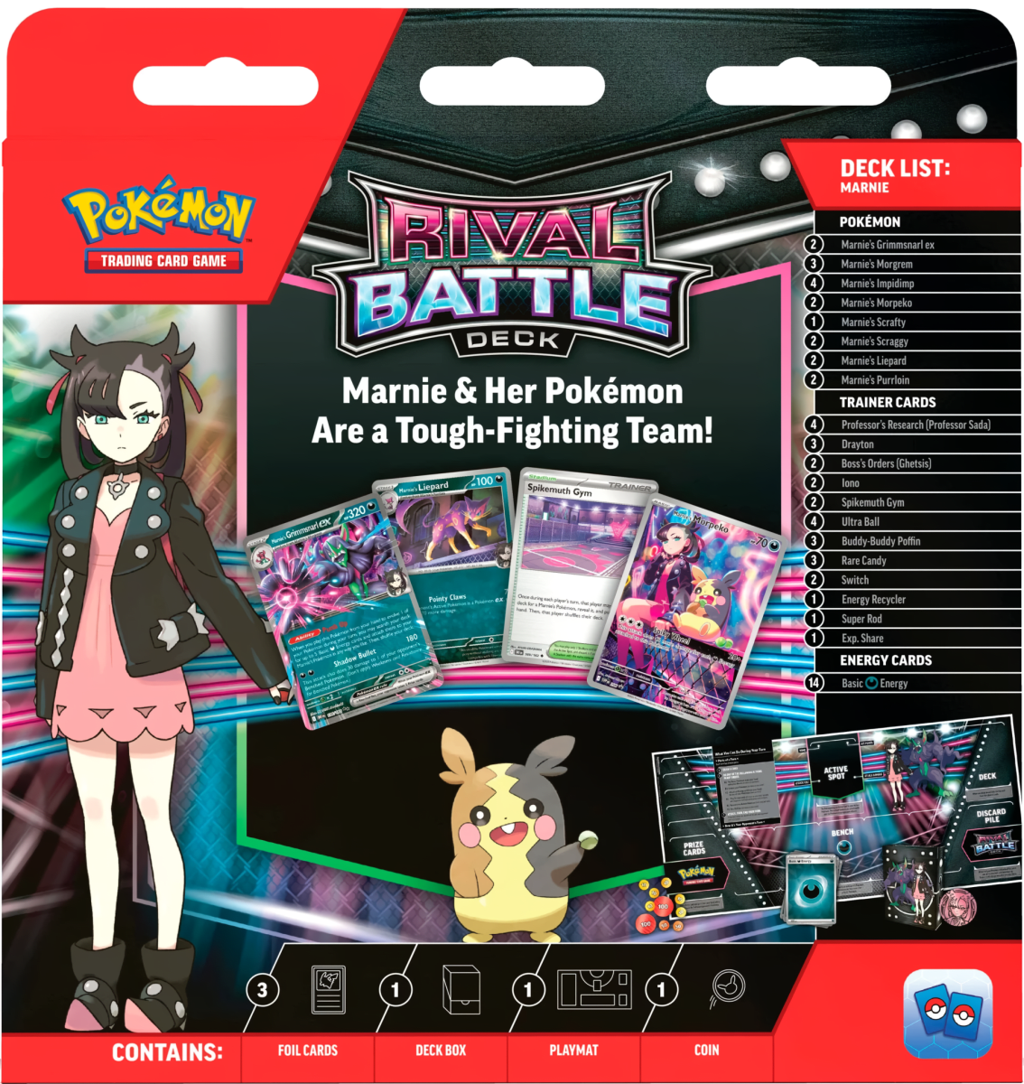 [PREVENTA] Deck Pokemon TCG: Marnie Rival Battle Deck2