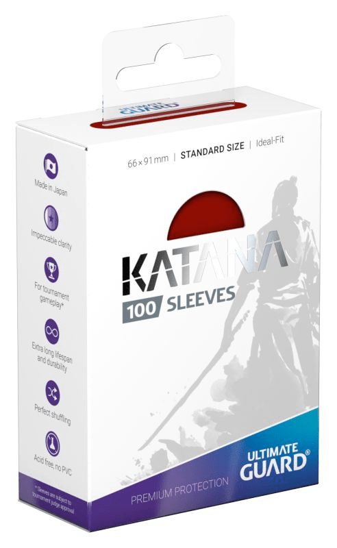 Sleeves Katana Standard Red1
