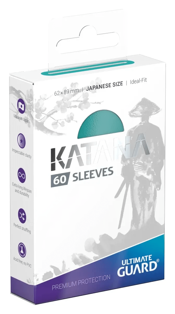 Sleeves Katana Japanese Turquoise1