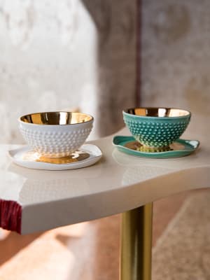 Taza de Café & Platillo “Rilievo” 1 unidad