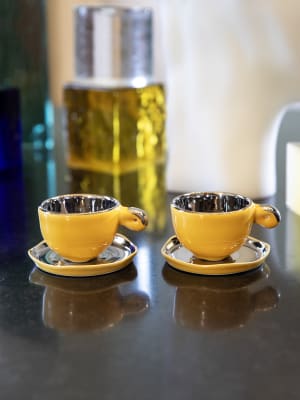 Taza Espresso “Fiore” Platino 1 ud.