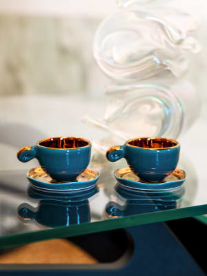 Taza Espresso “Fiore” Cobre 1 ud.